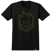 Spitfire - Big Head Tee (Black/Olive)